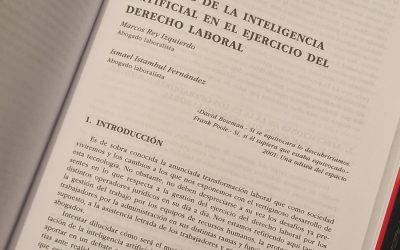 El despacho refuerza su perfil académico con una nueva publicación sobre Inteligencia Artificial y Derecho Laboral